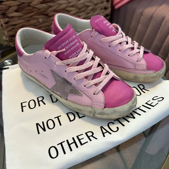 Golden Goose Superstar Leather, 37, Antique Pink / Fuchsia, GGDB - Picture 2 of 5